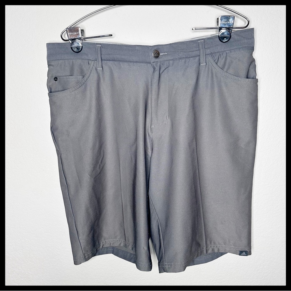 Adidas Men's Gray Casual Golf Shorts
